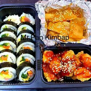 Hình ảnh Set mix kimbap thường - gà cay - tok