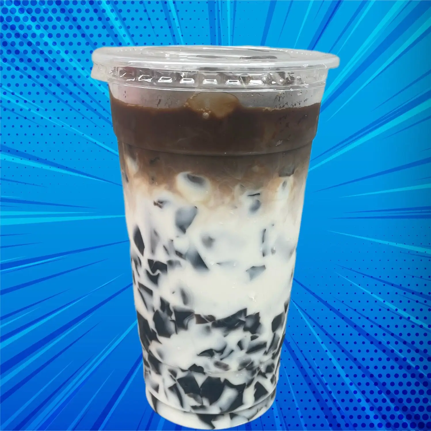 Cà phê sữa tươi sương sáo (Grass Jelly Freshmilk Coffee) - 35.000 ₫ tại Yên89 Coffee Take Away - Phạm Ngũ Lão