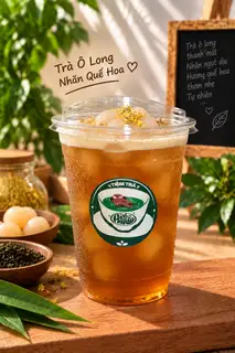 Hình ảnh Trà ô long nhãn quế hoa