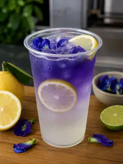 Hình ảnh Chanh tươi đậu biếc