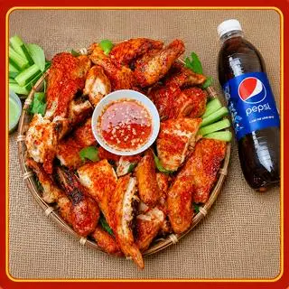 Hình ảnh Gà nướng muối ớt 1/2 con +Pepsi