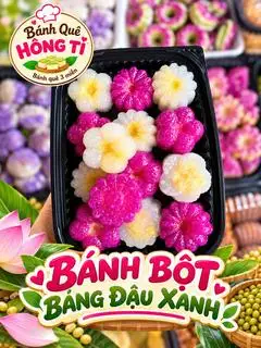 Hình ảnh Bánh bột báng đậu xanh - 100gr