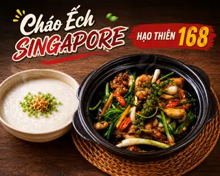 Hình ảnh 2 con ếch tươi ngon + 1 cơm trắng dẻo ngọt 