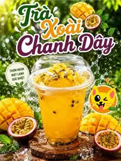 Hình ảnh Trà Xoài Chanh Dây