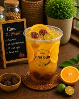Hình ảnh trà cam xí muội