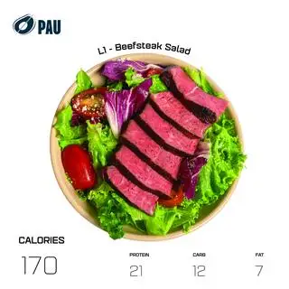 L1 - Beefsteak Salad - 119.000 ₫ tại Pau - Sous Vide Healthy Food - Nguyễn Trọng Tuyển