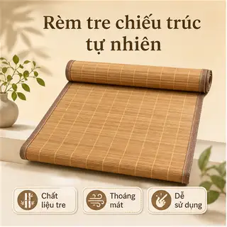 Chiếu Tre Cuộn Thoáng Mát Dùng Gia Đình Mùa Hè - 335.000 ₫ tại YUMAN Convenience Store - Nguyễn Thượng Hiền