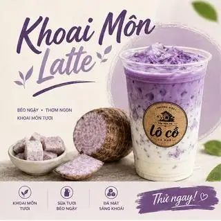 Hình ảnh Khoai môn latte