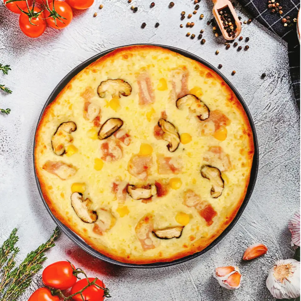 Hình ảnh Pizza Thịt Xông Khói (M)