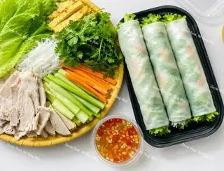Hình ảnh Phở cuốn suất Siêu To (6 cái to) SIÊU NGON
