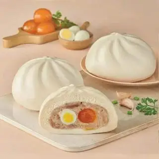 Bánh bao trứng cút trứng muối  - 35.000 ₫ tại Hủ Tiếu & Trà Sữa Ben Ben - Nguyễn Thiện Thuật