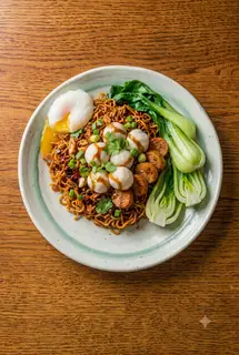 Hình ảnh Mì trộn Indomie (full topping)