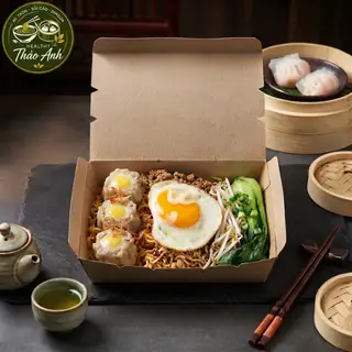 Hình ảnh Mì trộn xíu mại trứng cút 3V