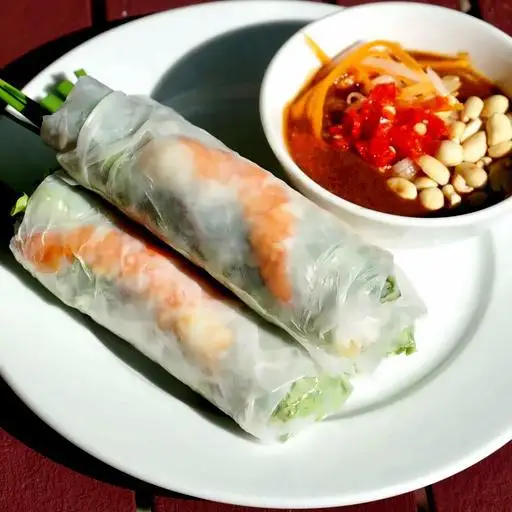 Gỏi Cuốn Tôm - 10.000 ₫ tại Gỏi Cuốn & Bún Mắm Nêm Chị Tuyến 116 - Hoàng Hoa Thám