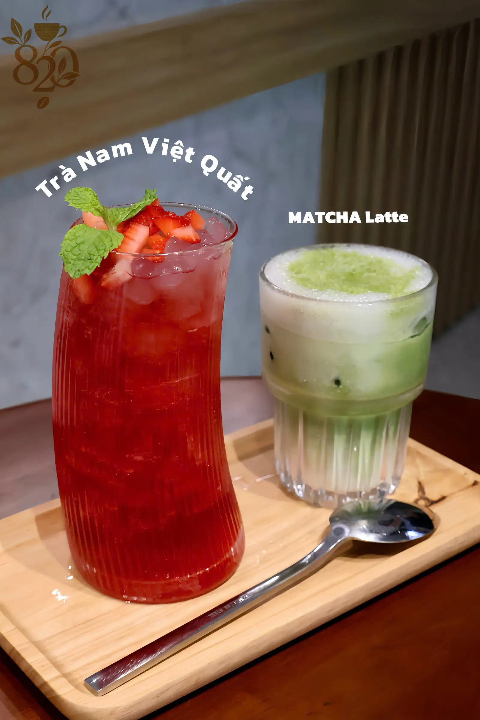 Trà Dâu Nam Việt Quất - 40.000 ₫ tại 8:20 TeaLeaf & Coffee - Cách Mạng Tháng 8