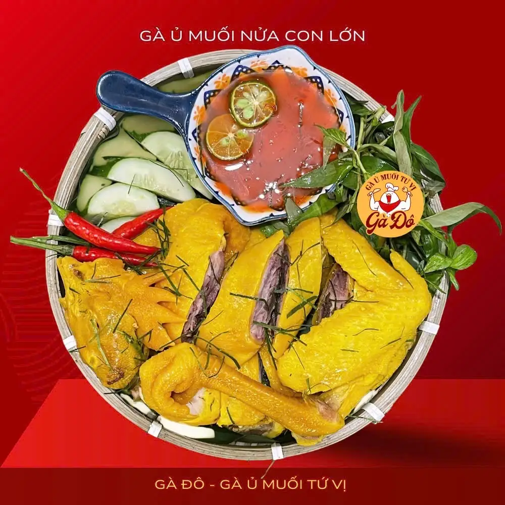 Hình ảnh Gà Ủ Muối 1/2 con - ( Gà Tươi 100% **)