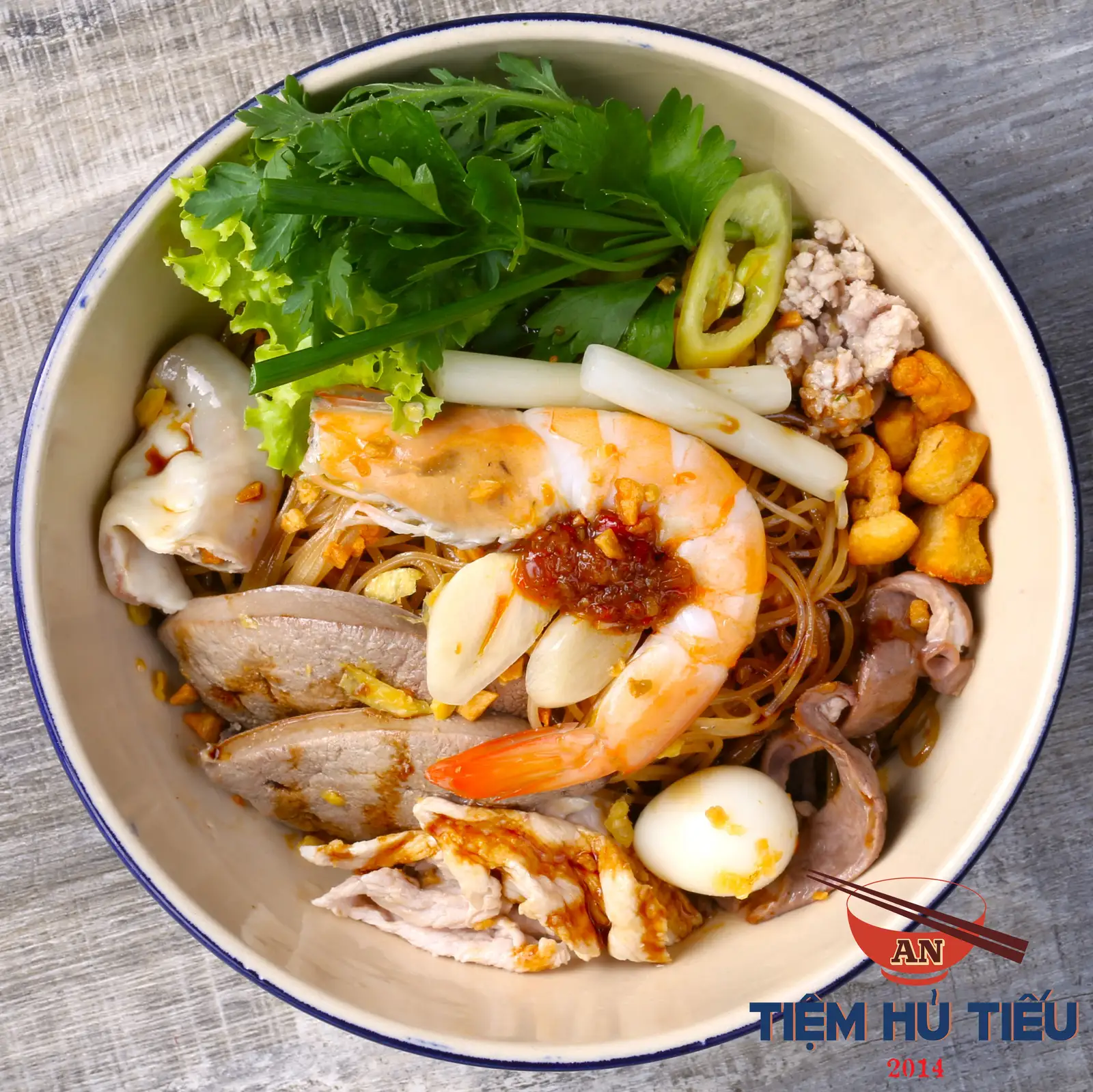 Mì thập cẩm khô - 68.000 ₫ tại Tiệm Hủ Tiếu An - Tân Kỳ Tân Quý