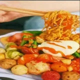 Hình ảnh Mì nhiều full topping 10 loại - trứng tóp mỡ