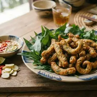 Hình ảnh Chả cá chiên nhâm nhi