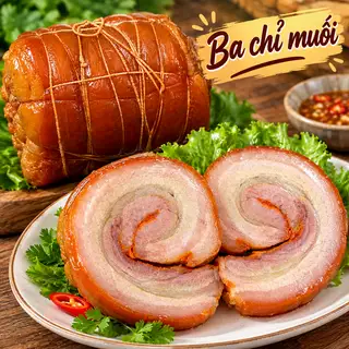 Hình ảnh Bánh mỳ ba chỉ muối