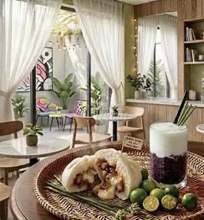 Hình ảnh ComBo DINH DƯỠNG [BB Xá Xíu Phomai + SC Nếp Cẩm size M ]