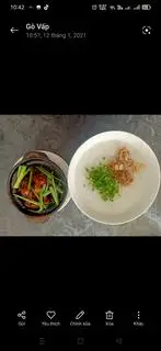 Hình ảnh Cháo Hương Tỏi+ Ếch Kho Sả (2 Con )