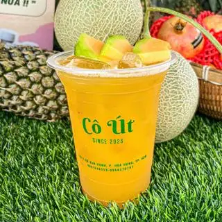 Dưa lưới ép ly khổng lồ - 35.000 ₫ tại Cô Út - Nước Ép, Sinh Tố & Trà Trái Cây - Sư Vạn Hạnh
