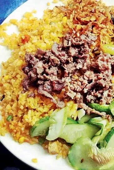 Hình ảnh cơm rang bò Xào lăn