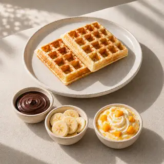 Waffle Original - Set 2 Bánh - 35.000 ₫ tại Terra Pot - Waffle, Hotdog & Trà Sữa - Lý Chính Thắng