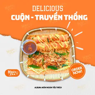 Cuộn (Truyền thống) - 39.261 ₫ tại Nhoy Tea - Trà Sữa & Bánh Tráng - Âu Cơ