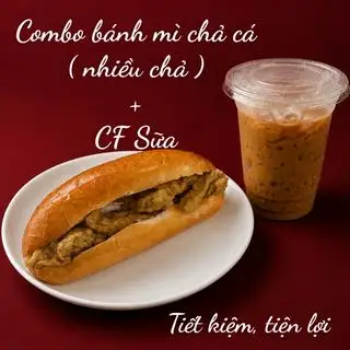 Hình ảnh COMBO BÁNH MÌ CHẢ CÁ + CF SỮA