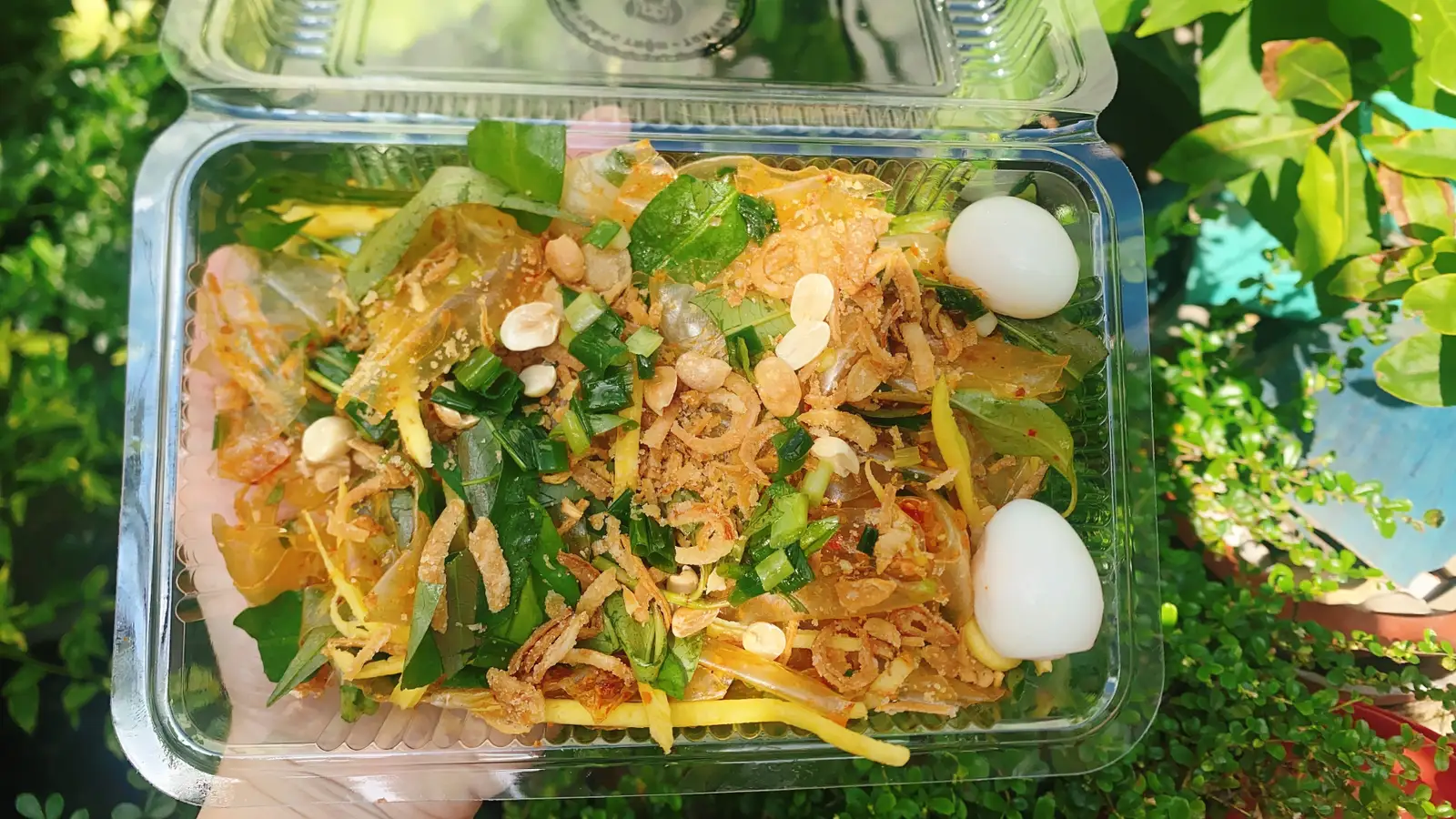 Bánh tráng phơi sương trộn mỡ hành - 30.000 ₫ tại Bánh Tráng Trộn Tóp Mỡ Gạo Nâu - Bình Trưng