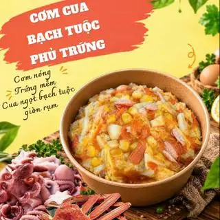 Hình ảnh Cơm Cua Bạch Tuộc Phủ Trứng