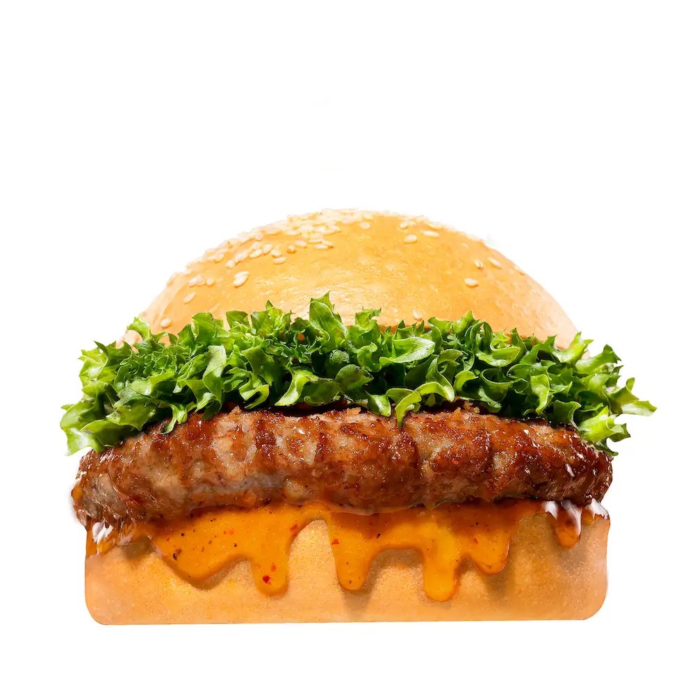Hình ảnh Burger bò nướng