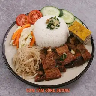 Hình ảnh Cơm tấm ba chỉ bì chả