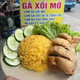 Hình ảnh Cơm ức gà xối mỡ