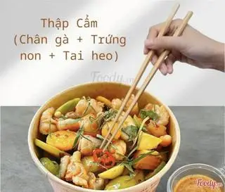 Thập Cẩm(Chân Gà, Tai Heo, Trứng Non) sốt thái - 90.000 ₫ tại Sứa, Chân Gà Sốt Thái & Bánh Tráng Trộn Chị Su - Lý Chính Thắng