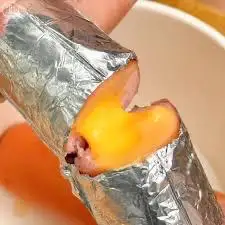 combo 2 Xúc Xích phô mai cuốn giấy bạc (hot trend) - 50.000 ₫ tại BaoCheese - Bánh Bao Phô Mai Thịt Xiên Nướng - Cách Mạng Tháng 8