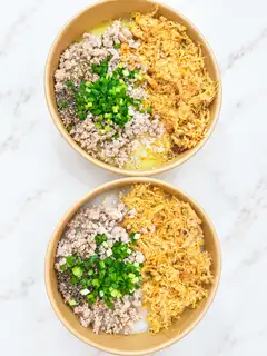 Hình ảnh Cháo Bí Đỏ Thịt Băm Chà Bông