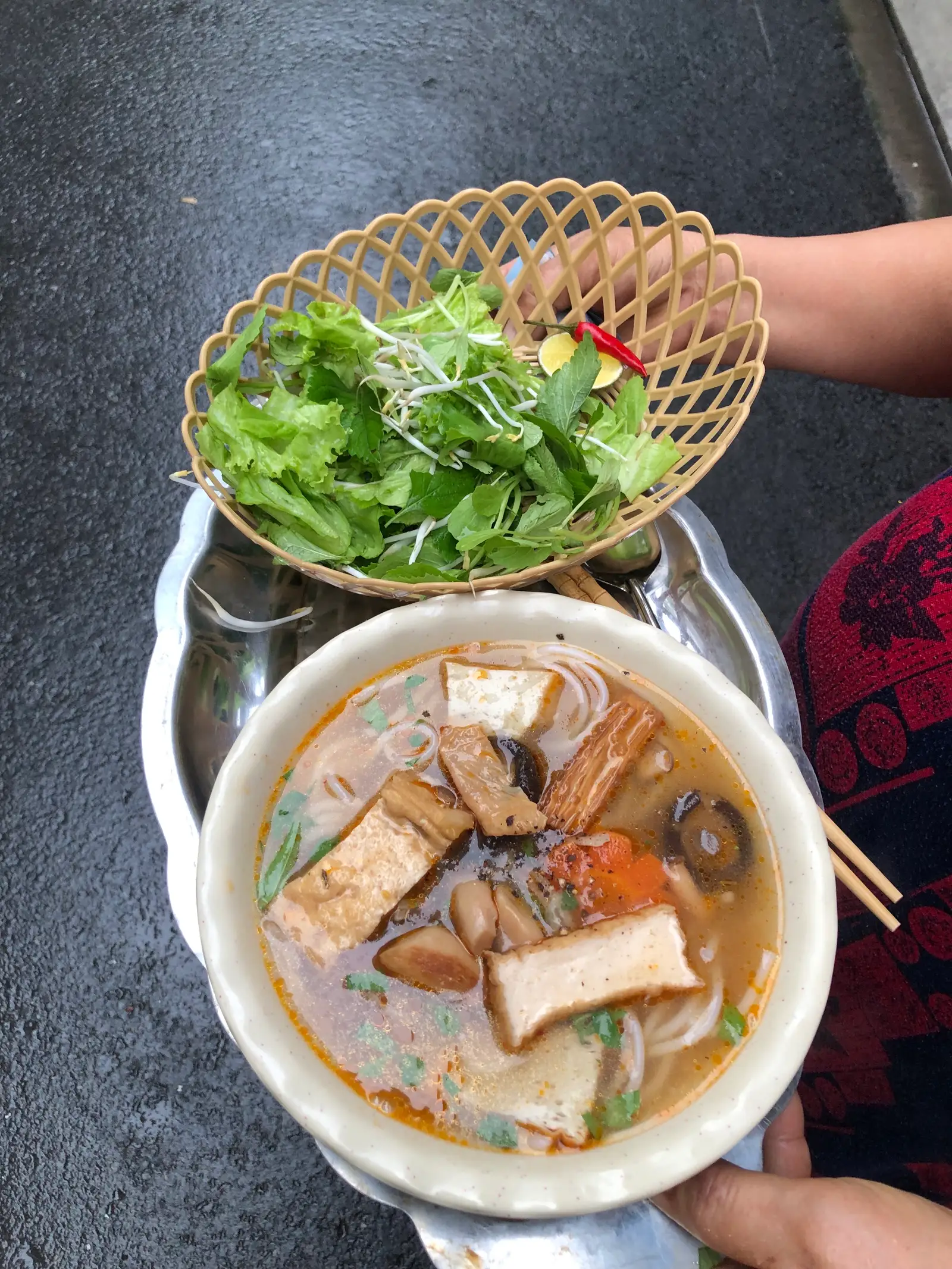 Thứ năm:Bún Huế chay  - 35.000 ₫ tại Ẩm Thực Chay Cô Xuân - Nguyễn Bặc
