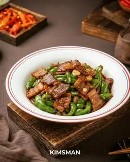 Hình ảnh Ba Rọi Xào Ớt 