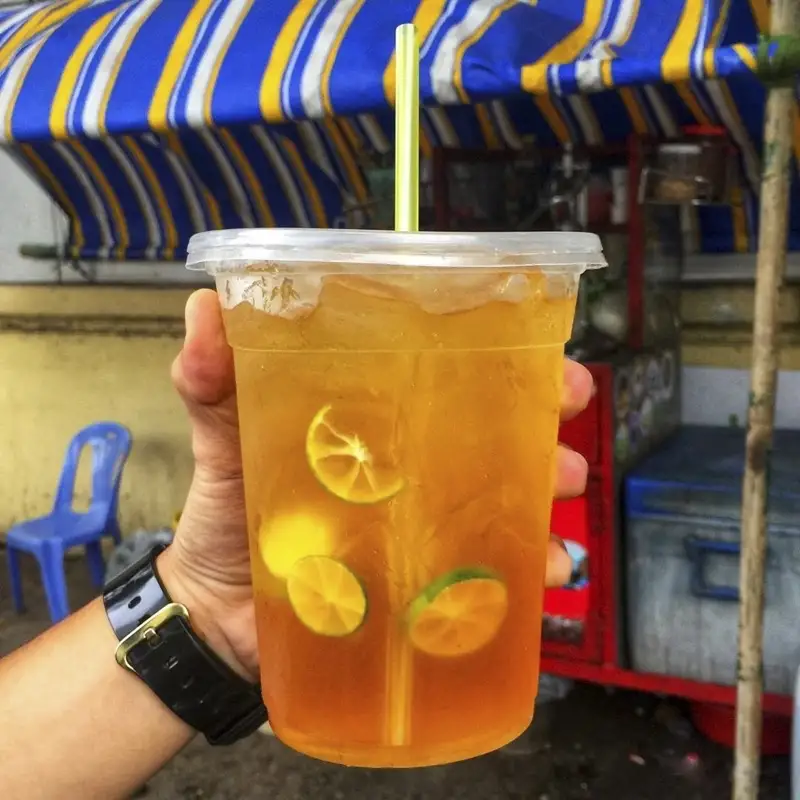 Hình ảnh Trà tắc me ly khổng lồ