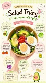 Hình ảnh Salad Bơ Trứng