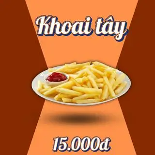 Khoai tây - 15.000 ₫ tại Ăn Vặt, Gà Viên & Mì Trộn - Ngọc Trúc - Hồ Thị Kỷ
