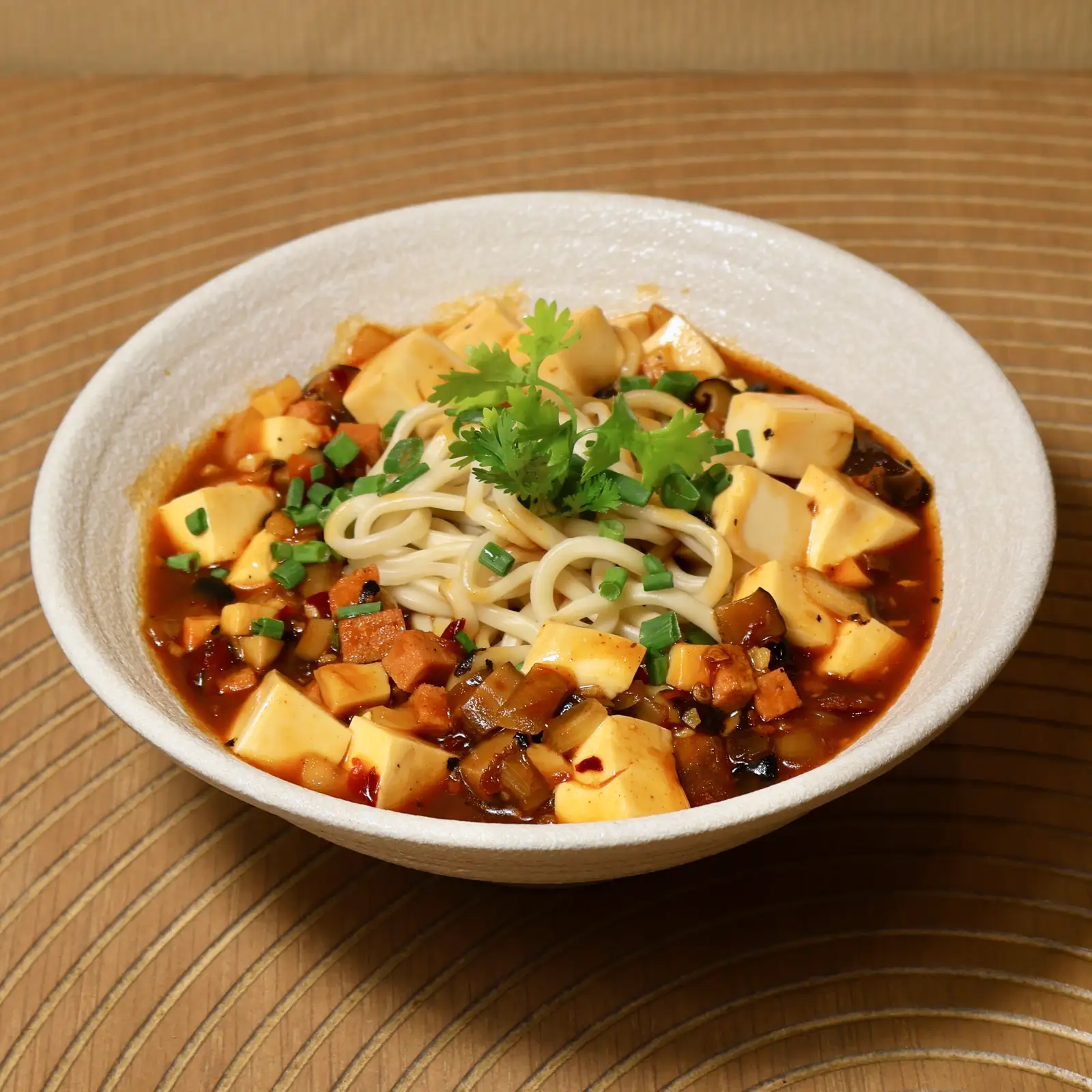 MÌ ĐẬU HỦ TỨ XUYÊN CHAY - 87.000 ₫ tại HAPPY PLACE - Tiệm Mì Chay Đài Loan - Cao Đạt