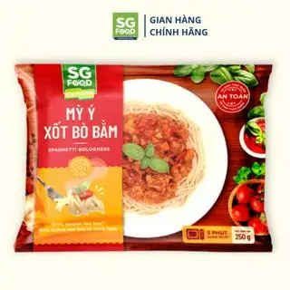 Hình ảnh Mỳ Ý Sốt Bò Bằm Saigon Food 250g