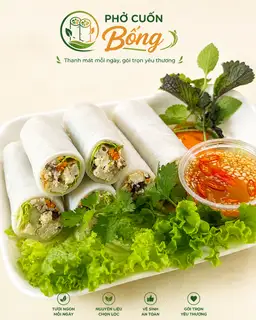 Hình ảnh Phở cuốn thập cẩm 5 cái