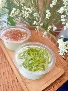 Hình ảnh Tàu hủ Singapore mix sợi thạch nước cốt dừa