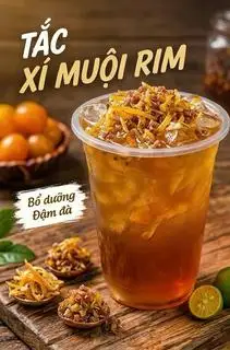 TRÀ TẮC LIPTON XÍ MUỘI  - 35.000 ₫ tại Cà Phê Và Ăn Vặt Cô Duyên - Rau Má & Chân Gà Sốt Thái - Hồng Bàng