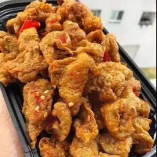 Hình ảnh Da Gà chiên giòn mắm tỏi 